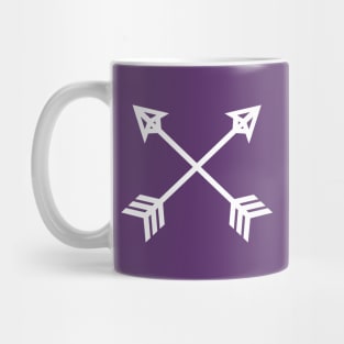 Ancient Purple Warrior Symbol Mug